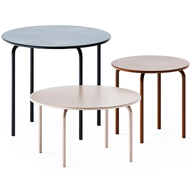 Sleek and Stylish Coffee Tables 3D model image 1 