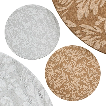 Modern Circle Rugs | No. 210 3D model image 1 