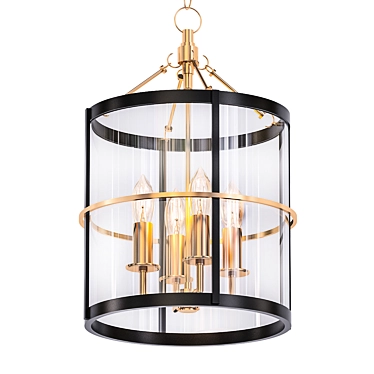 Elegant Ren Pendant Light. 3D model image 1 