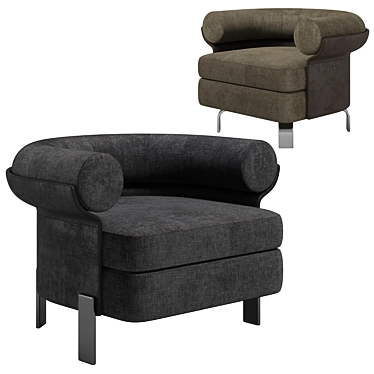 Modern Minotti Mattia Armchair 3D model image 1 