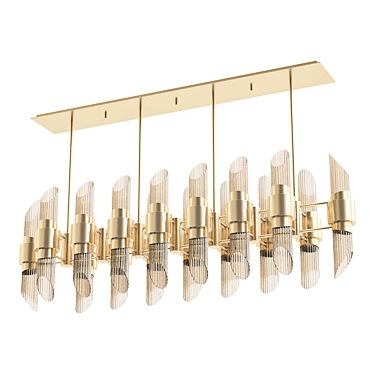 Tycho Rectangular: Luxury Lighting 3D model image 1 