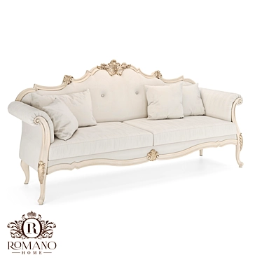 Title: Lorenzo Romano Handmade Sofa 3D model image 1 