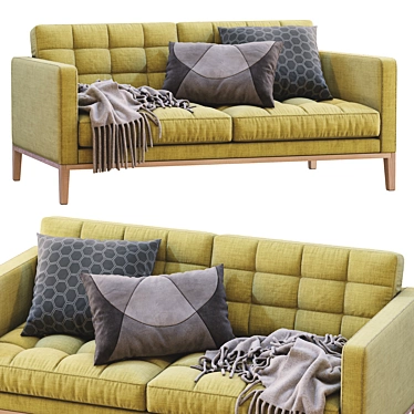  Contemporary AC Lounge Sofa 3D model image 1 