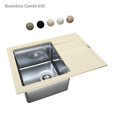 Kitchen sink florentina Combi 650 OM