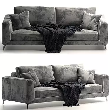 Elegant Orlando Sofa Bed - Timeless Luxury 3D model image 1 