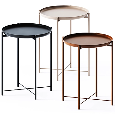 Gladom Side Table: Compact Elegance 3D model image 1 