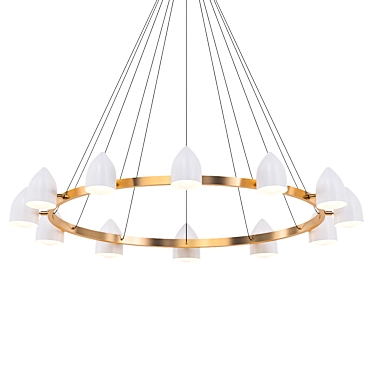 Italian Modern Gotico Chandelier 3D model image 1 