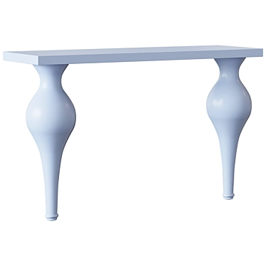 Luxury Glossy Console "Palermo 3D model image 1 