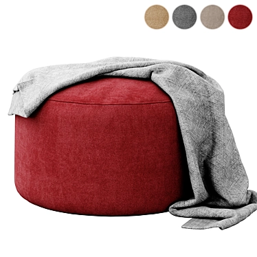 Glenys Pouffe: Modern Comfort 3D model image 1 