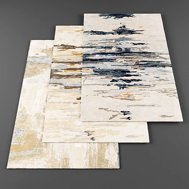 High-Resolution Modern Rugs Set 3D model image 1 