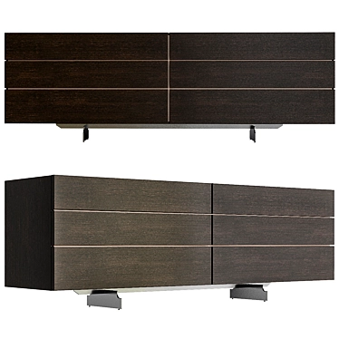 Poliform Pandora Sideboard: Sleek Elegance 3D model image 1 