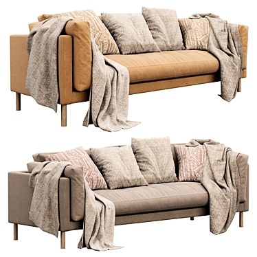 Swoon Munich 3-Seater Sofa 3D model image 1 