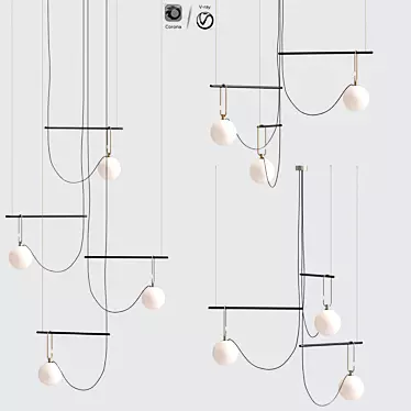 Ic Flos Pendant Lamp Collection 3D model image 1 