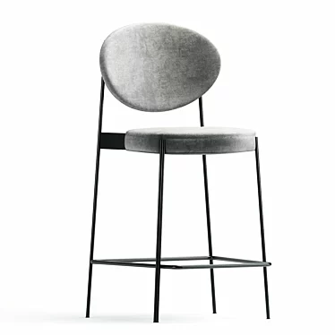 Elevate Your Space with Varpen High Stool 3D model image 1 