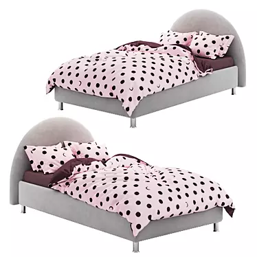 SleepArt Tiffany Bed: Elegant, Comfortable & Stylish 3D model image 1 