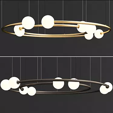 Volker Haug Dual Pendant Light 3D model image 1 