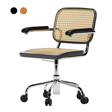 Modern Thonet S64 VDR Chair 3D model image 1 