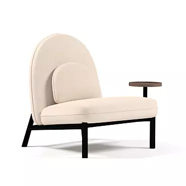 OM Soft Lounge: Elegant Comfort for Your Space 3D model image 1 