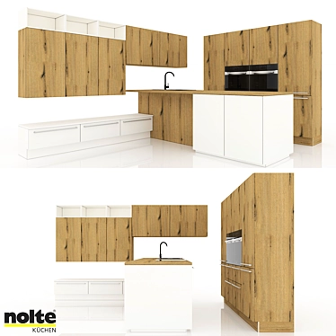 Manhattan Vulcano: Versatile and Stylish Kitchen 3D model image 1 