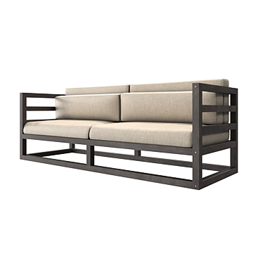 Modern Minimalist Magnus Sofa 3D model image 1 