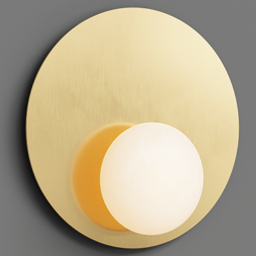 Marble Glow Wall Lamp 3D model image 1 