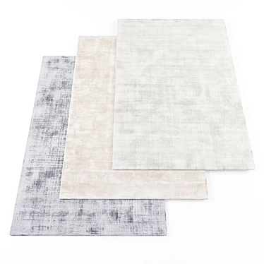 High-Resolution Rugs Set (4 Pieces) 3D model image 1 