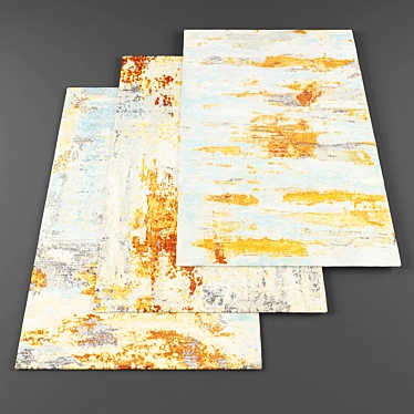 Modern Rugs Collection: 7 High-Resolution Textures 3D model image 1 