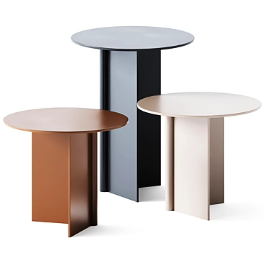 Elegant Os Coffee Tables 3D model image 1 