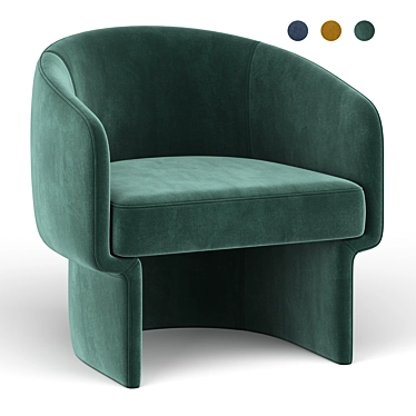 Elegant Franco Chair: Modern Design 3D model image 1 