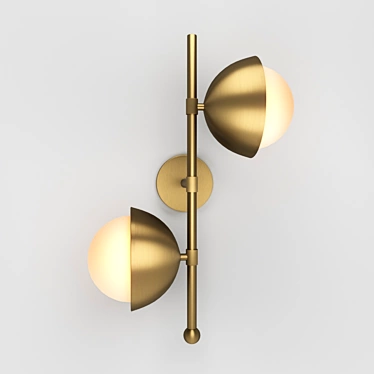 Benta 550 Brass Pendant Light 3D model image 1 