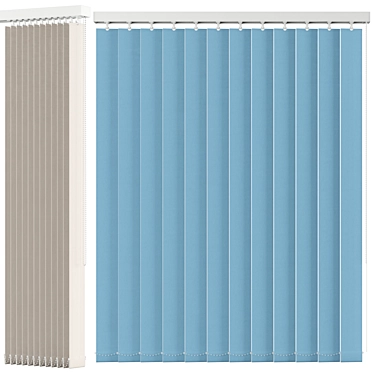 Splash Vertical Blind | Swift Blinds 3D model image 1 