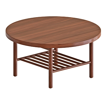 Stunning Listerby Brown Coffee Table 3D model image 1 
