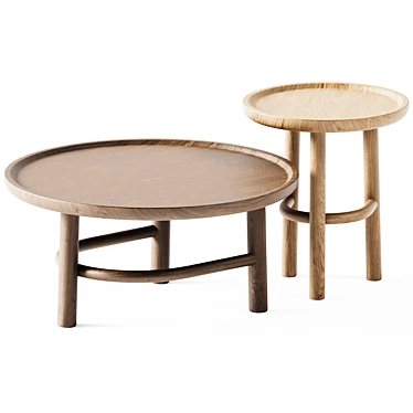 Unam Out: Stylish Outdoor Coffee Table 3D model image 1 