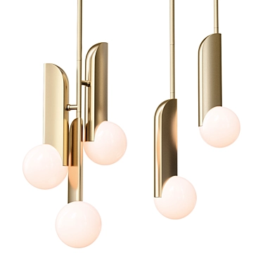 Modern Pendant Lighting: Neo by Anzazo 3D model image 1 