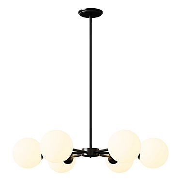 Elegant Sadina Chandelier 3D model image 1 