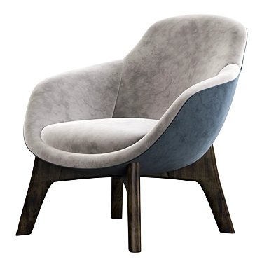 GHIRLA Modern Armchair: Stylish, Versatile, Luxury 3D model image 1 