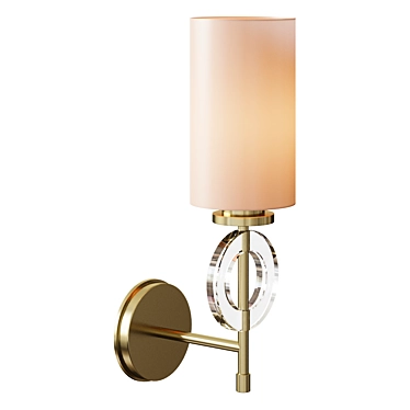 Elegant Felton Wall Lamp 3D model image 1 