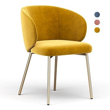 Sleek Tuka Chair: Modern Design 3D model image 1 