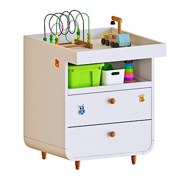 IKEA MYLLRA Changing Table 3D model image 1 