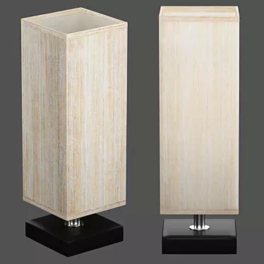 Contemporary  Wood  Table  Lamp 3D model image 1 