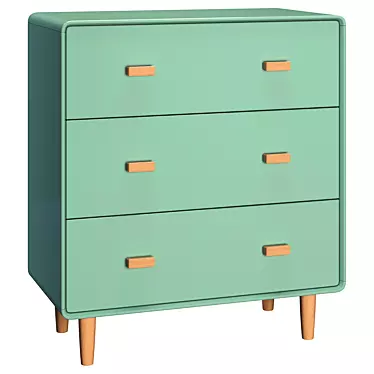 Modern Jimi Dresser: Stylish Storage Solution 3D model image 1 