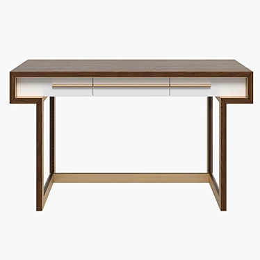 Natalia Writing Desk - Minimalist Design & Perfect Size 3D model image 1 