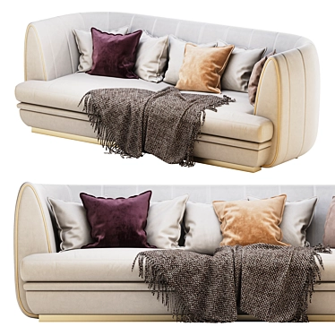 Title: ELLEDUE Ulysse 763: Stylish and Comfortable Sofa 3D model image 1 