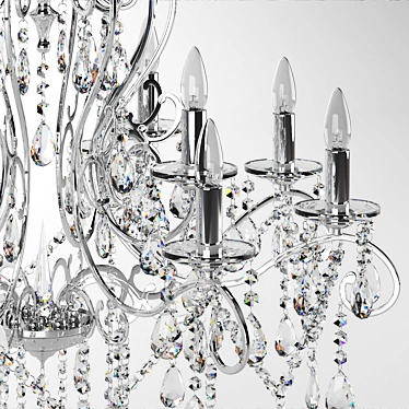 Elegant Crystal Chandelier | CHIARO Suzanne 3D model image 1 