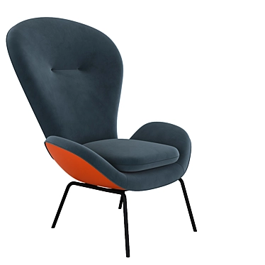 Modern Rolf Benz Chairs: Elegant & Comfortable 3D model image 1 