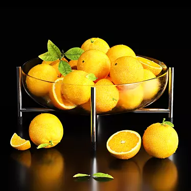 Fruit Dish: Trendy Millimeter-Sized Model 3D model image 1 