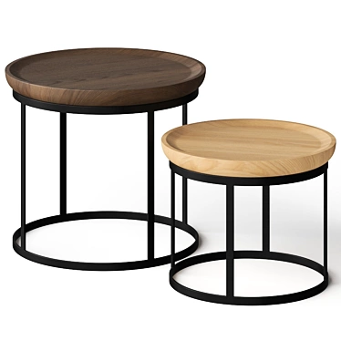 Modern Kerry Coffee Tables 3D model image 1 