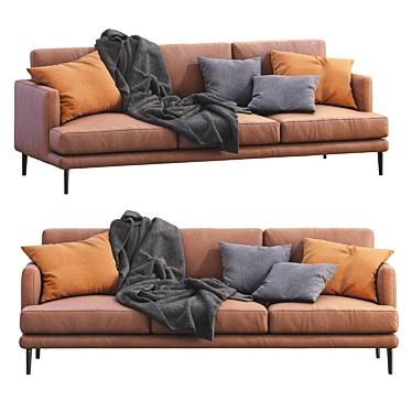 Bonaldo Paraiso Sofa: Stylish, Comfortable, and Versatile 3D model image 1 