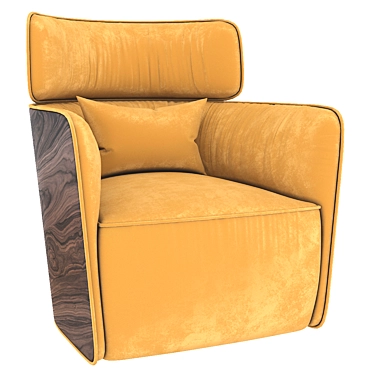 Modern Flou Armchair 3D model image 1 