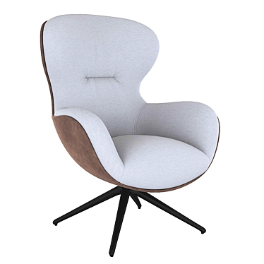 Comfort Plus Armchair: Poliform 3D model image 1 